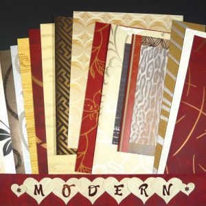 Modern Wallpaper Crafts Samples Scrapbooking 17 Sheets FREE Ship