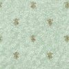 fleur-de-lys-wallpaper, green,white, gold metallic