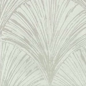 Fan Vintage Wallpaper Beige Taupe Gray KY3548