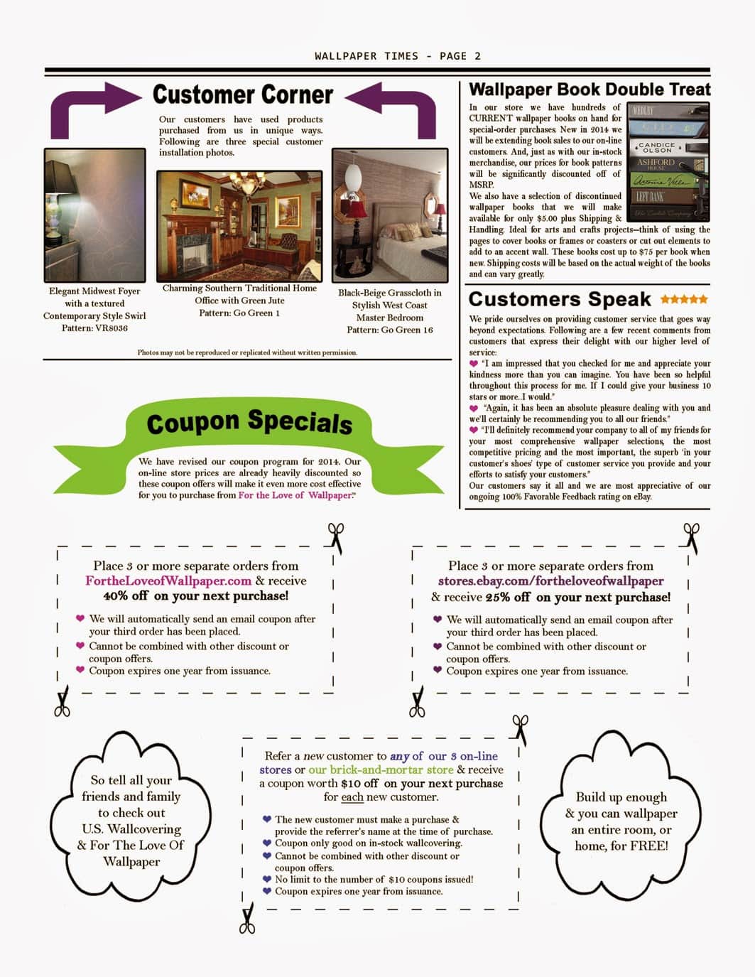 Wallpaper Times Newsletter page 2