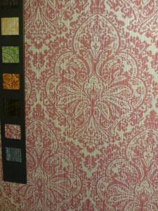 Damask print wallpaper pattern from paris france