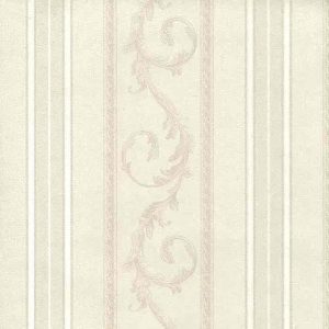 Cream Striped Swirl Wallpaper Textured Italy 946.71812.C D/Rs