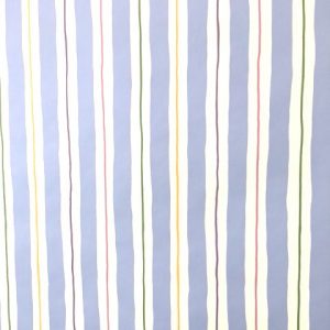 Blue White Stripe Vintage Wallpaper Green Yellow Purple DSL371 D/Rs