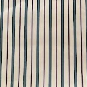 Vintage Wallpaper Green Red Stripe Cream Gold FM597 D/Rs