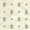 vintage wallpaper fleur de lys, green, beige, textured, faux finish, French