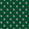 Vintage Waverly Floral Wallpaper in deep Green & Red