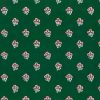 Vintage Waverly Floral Wallpaper in deep Green & Red