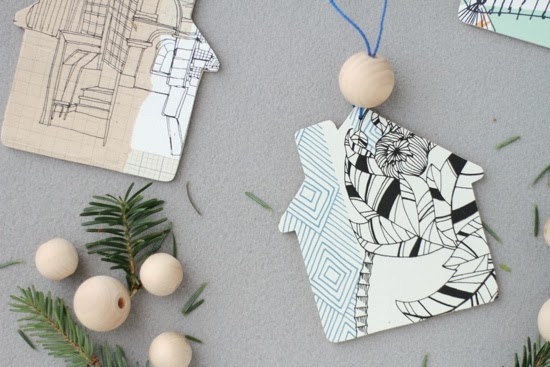 Read more about the article Holiday Gifts & Decorations with Vintage Wallpaper