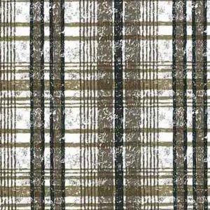 Vintage Brown Plaid Wallpaper Black White Stripes FK11400 D/Rs