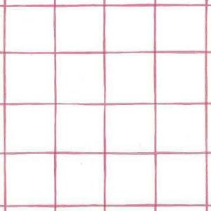 Windowpane Vintage Wallpaper Pink and White Plaid Checks 05151 D/Rs
