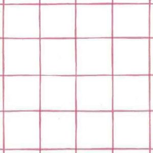 Windowpane Vintage Wallpaper Pink and White Plaid Checks 05151 D/Rs