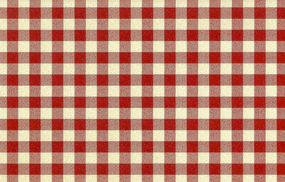 Red and White Gingham Vintage Wallpaper