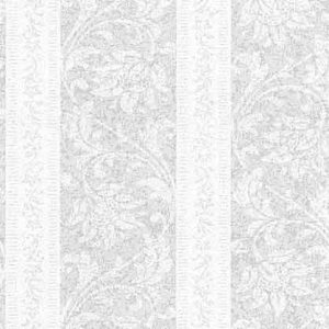 Carey Lind Striped Wallpaper Paisley Floral Silver Pearlized SS9789 D/Rs